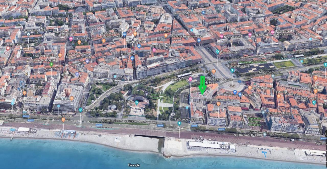 High-End Apartment, Hyper Center, Near The Beaches Niza Exterior foto